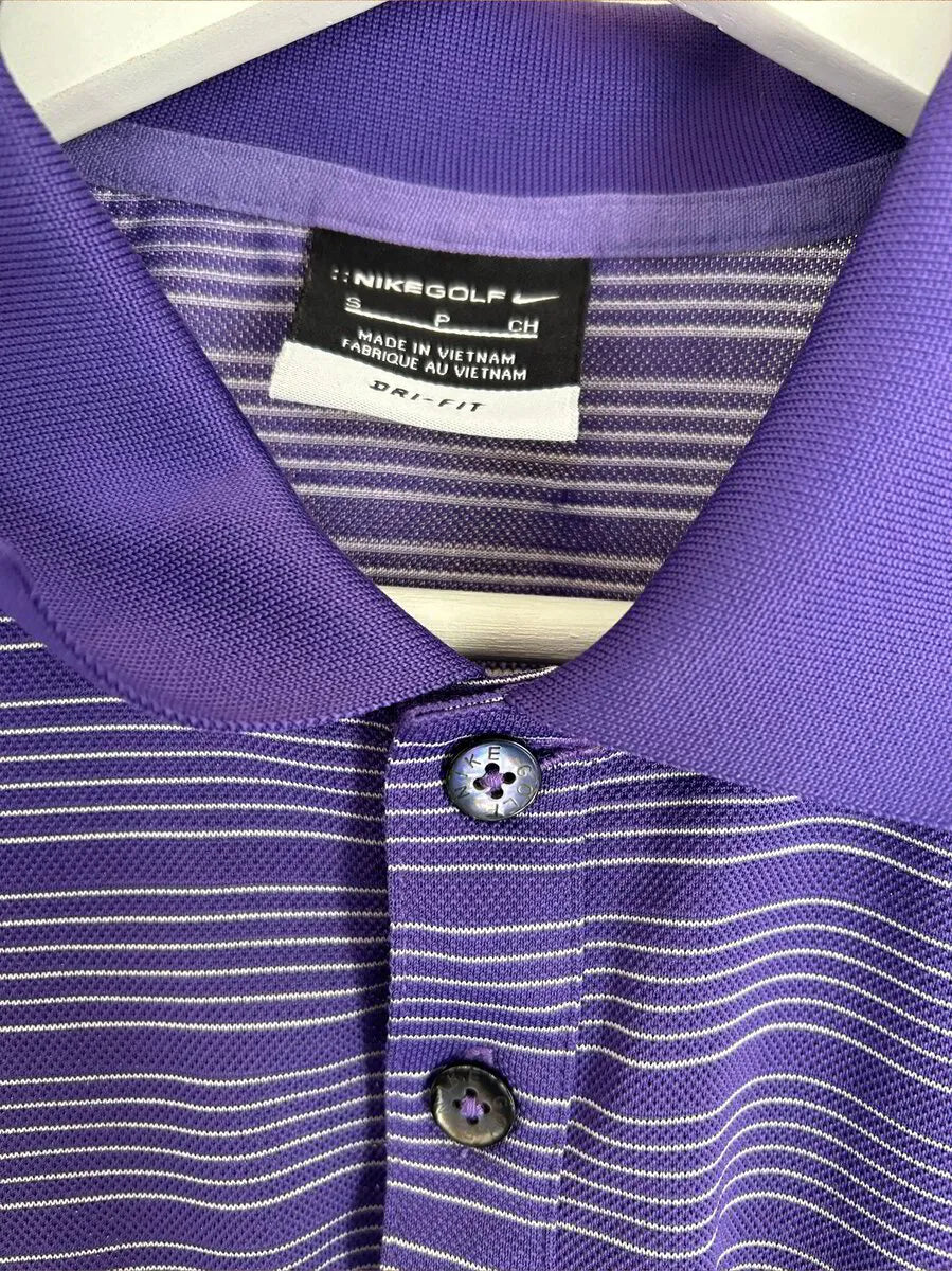 Modern striped Nike Golf Piké (S)